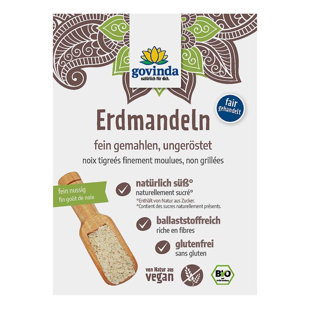 Govinda Mehl Erdmandeln - gemahlen 180g