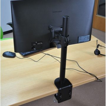 DMP Display Mount Pro LCD 350S Tischhalterung Monitor-Halterung, (bis 32,00 Zoll, neigbar schwenkbar höhenverstellbar VESA 75/100 schwarz)