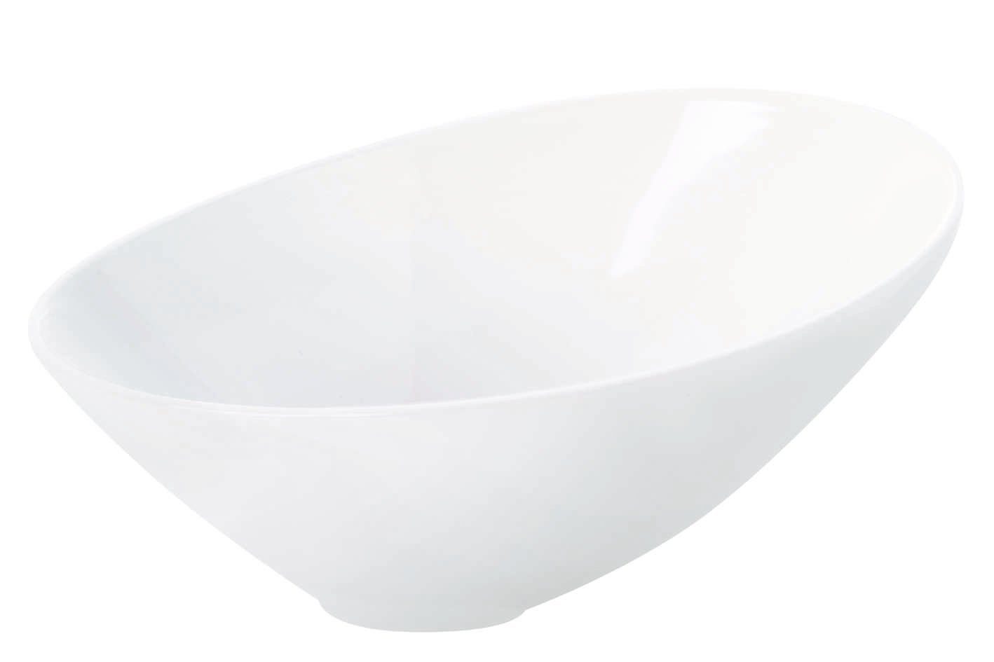 ASA SELECTION Schale vongole Schale asymmetrisch weiss 32,5 cm, Porzellan, (Schüsseln & Schalen), Geschirr