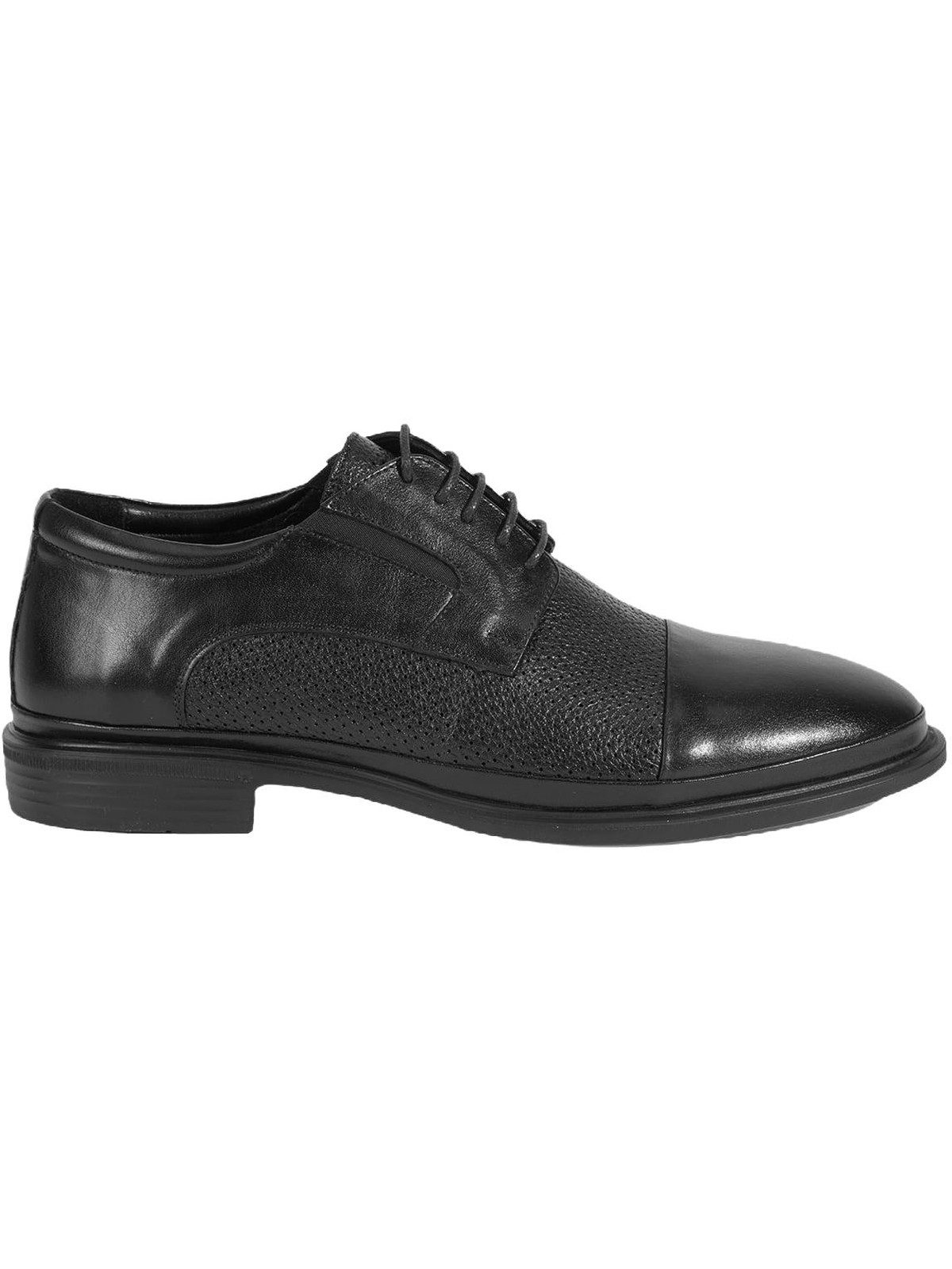 Desa Herren-Slipper – Obermaterial und Futter aus Leder, elastische Schnür Walkingschuh