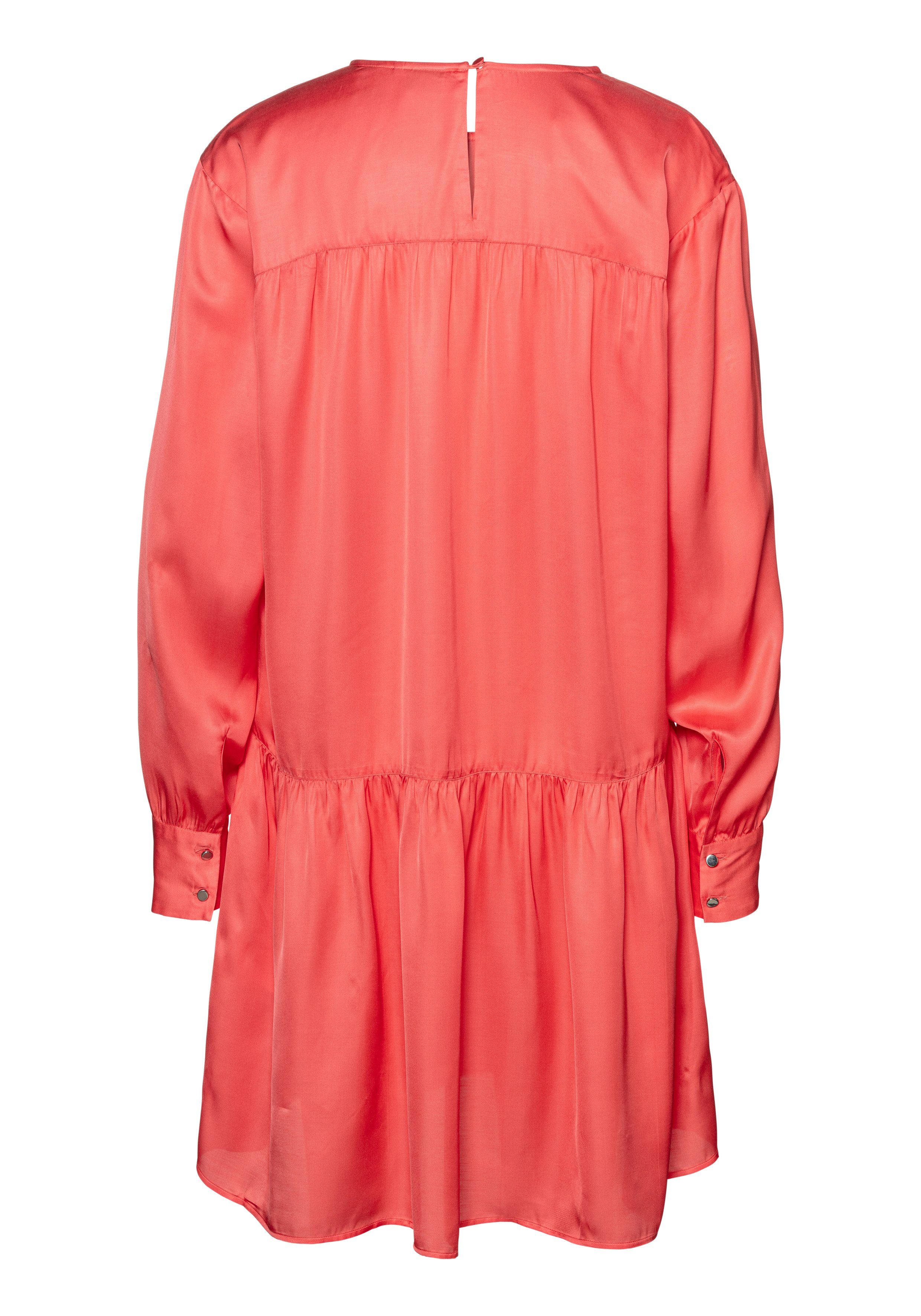 BOSS ORANGE Blusenkleid Diveno Premium Damenmode mit gerafften Details günstig online kaufen