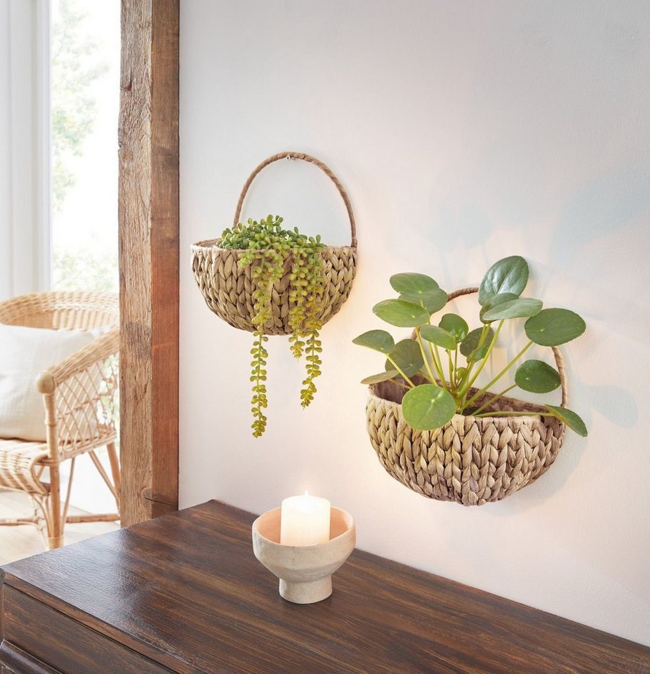 Thumbnail - Home-trends24.de Blumentopf Wandpflanzer Pflanzer Pflanzgefäss Pflanzkorb Wasserhyazinthe
