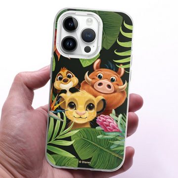 DeinDesign Handyhülle Disney Simba Timon und Pumbaa Simbas Friends, Apple iPhone 14 Pro Silikon Hülle Bumper Case Handy Schutzhülle
