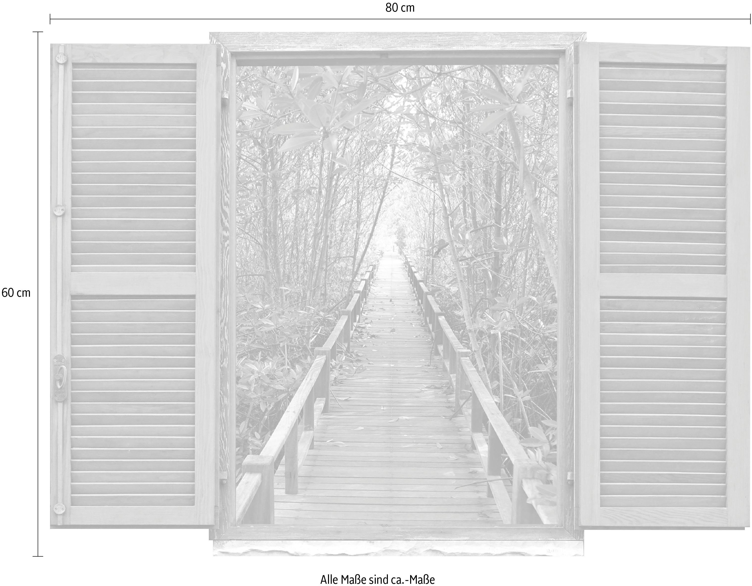 Wald queence (1 St) Brücke Wandtattoo im