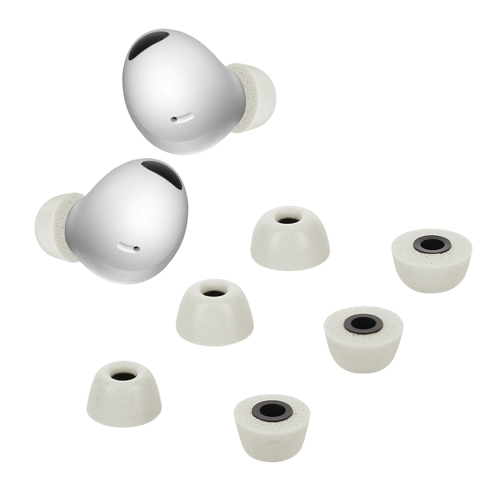 kwmobile 6x Ersatz In Ear Kopfhörer für Samsung Galaxy Buds 2 Pro Kopfhörer (3 Größen)