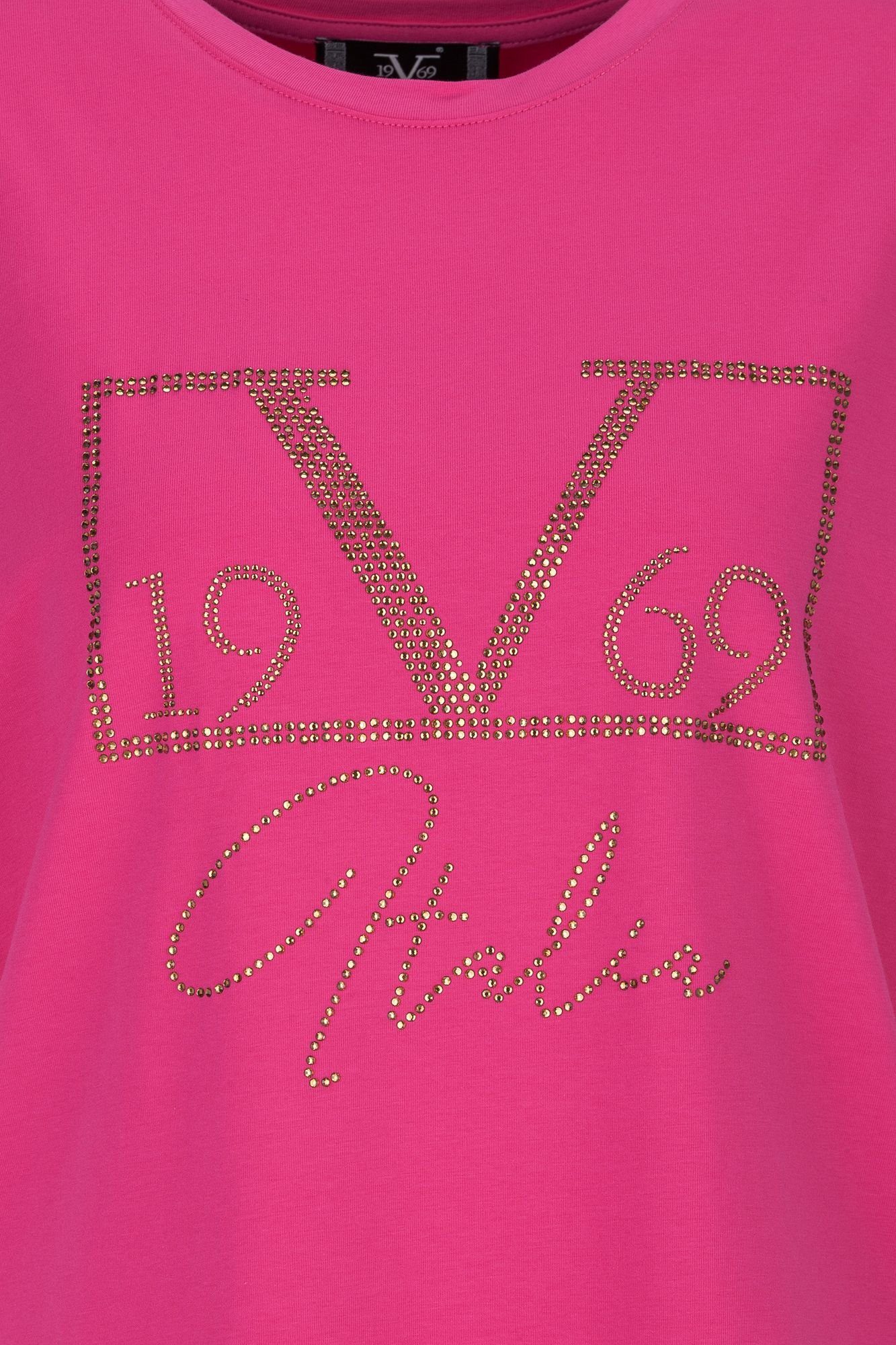 Italia T-Shirt by 19V69 Versace Calla PINK