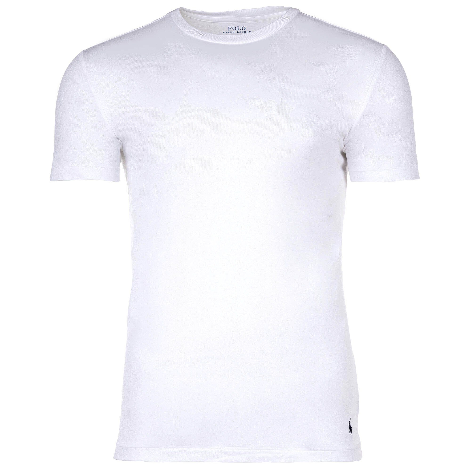 - Weiß/Grau/Schwarz 3er CREW Pack Ralph 3-PACK-CREW T-Shirt Herren Polo T-Shirts, Lauren