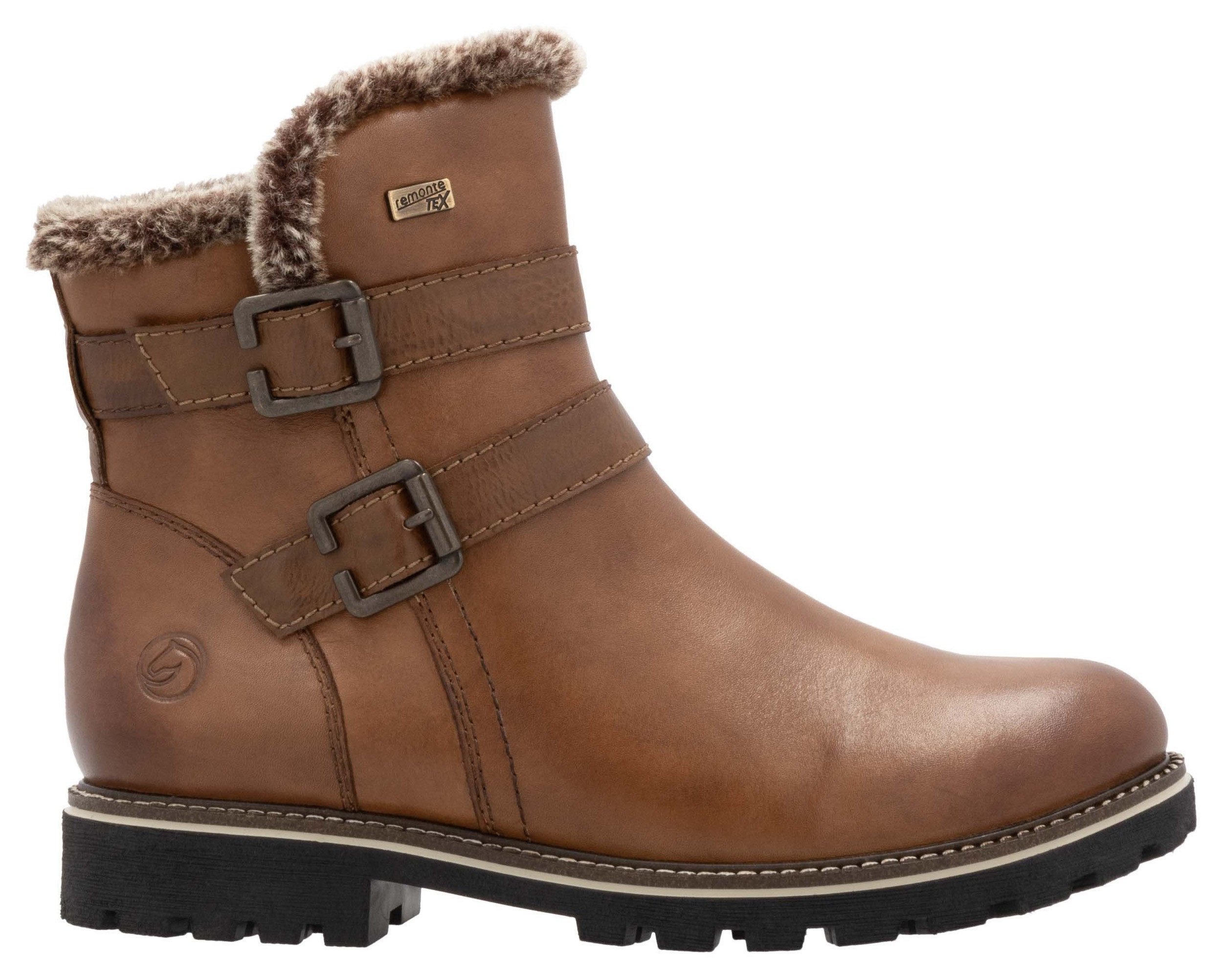 Remonte Winterboots, Blockabsatz, Winterstiefelette, Outdorrschuh mit günstig online kaufen