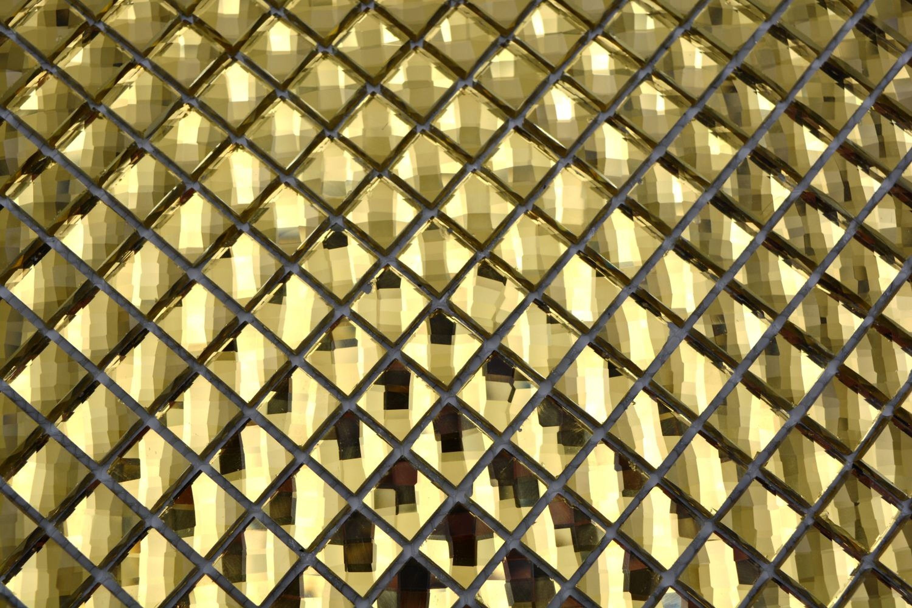 Thumbnail - Mosani Wandfliese Glasmosaik Crystal Mosaikfliesen / 10 Mosaikmatten, Glas, Gold