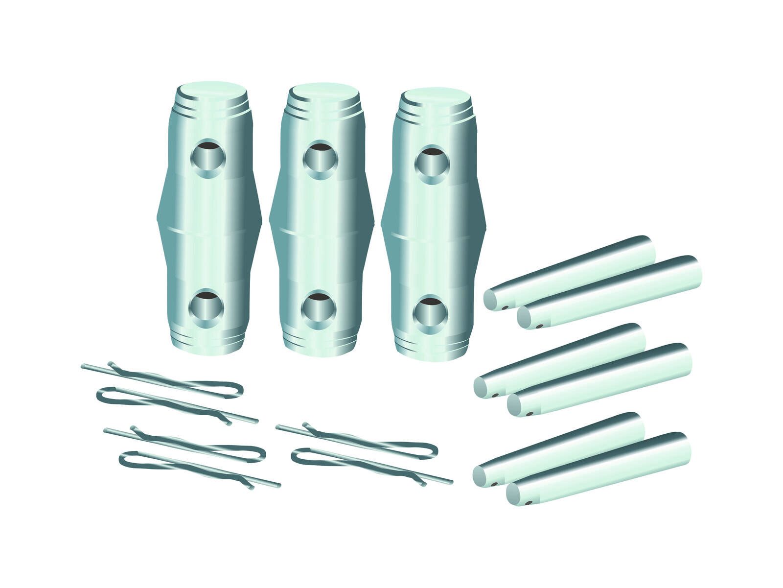 Thumbnail - Alutruss Rahmentraverse ALUTRUSS TRILOCK Satz Verb.konus/Zapfen/Splint