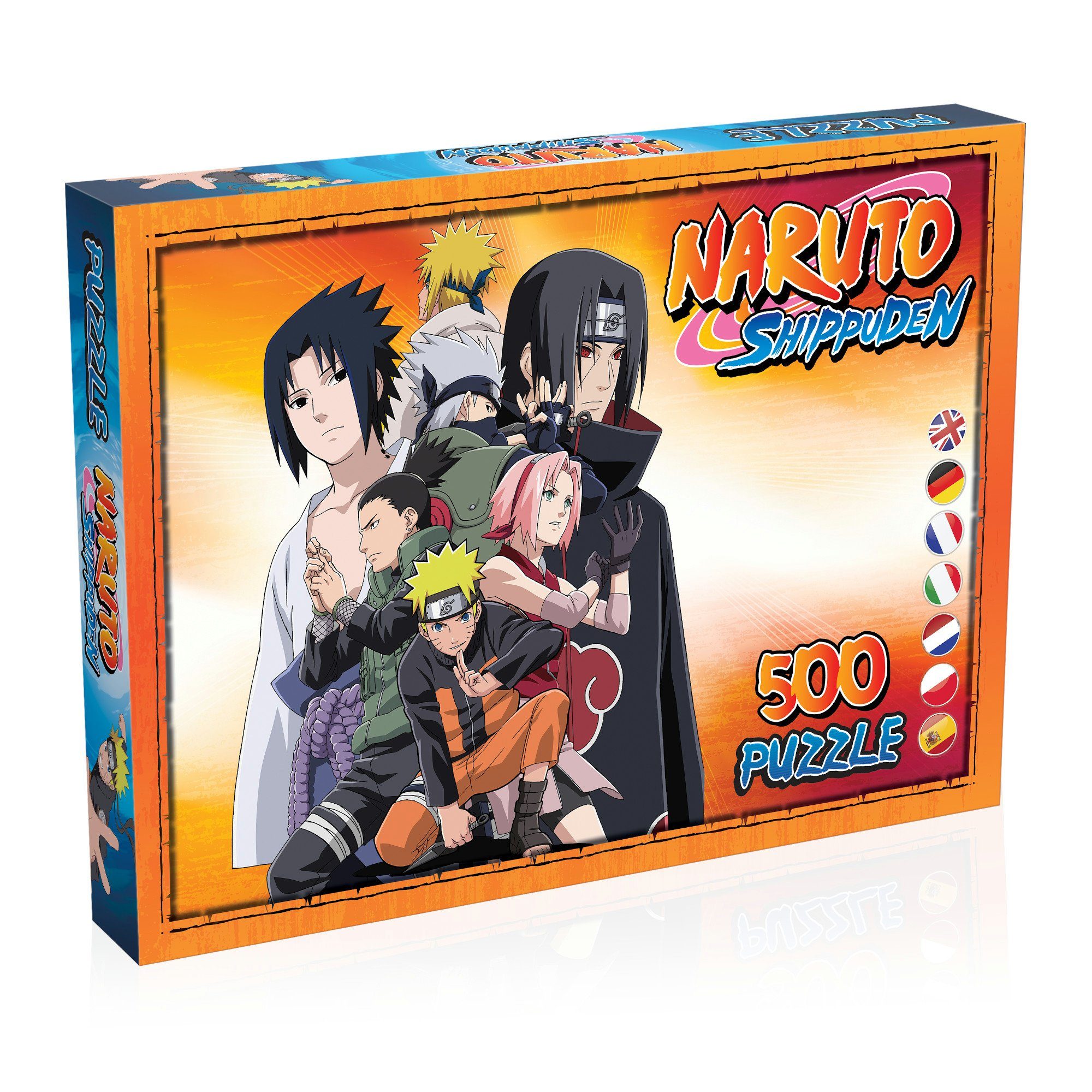 Winning Moves Puzzle 500 - Puzzle Shippuden Naruto Puzzleteile Teile), (500