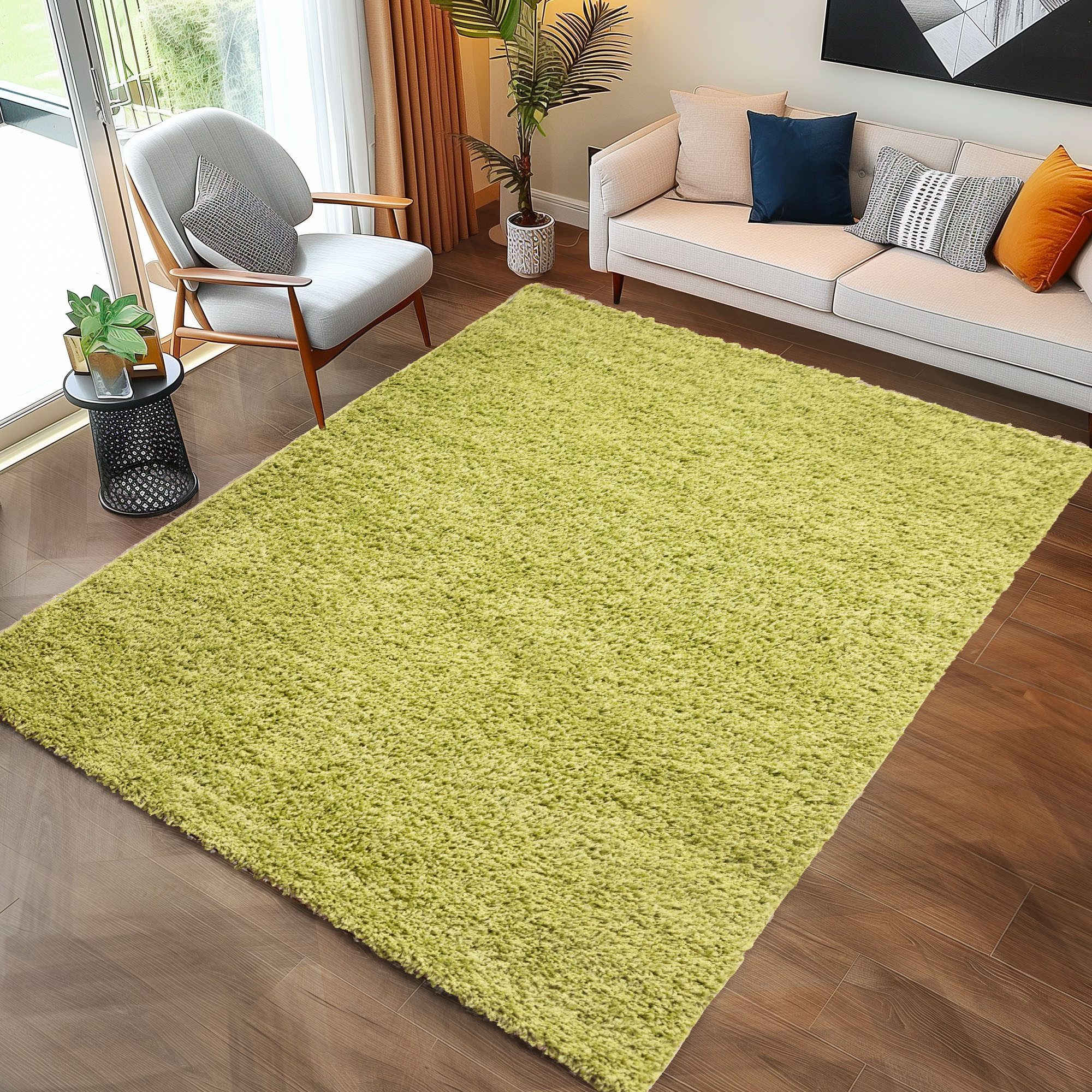 Hochflor-Teppich Unicolor - Einfarbig