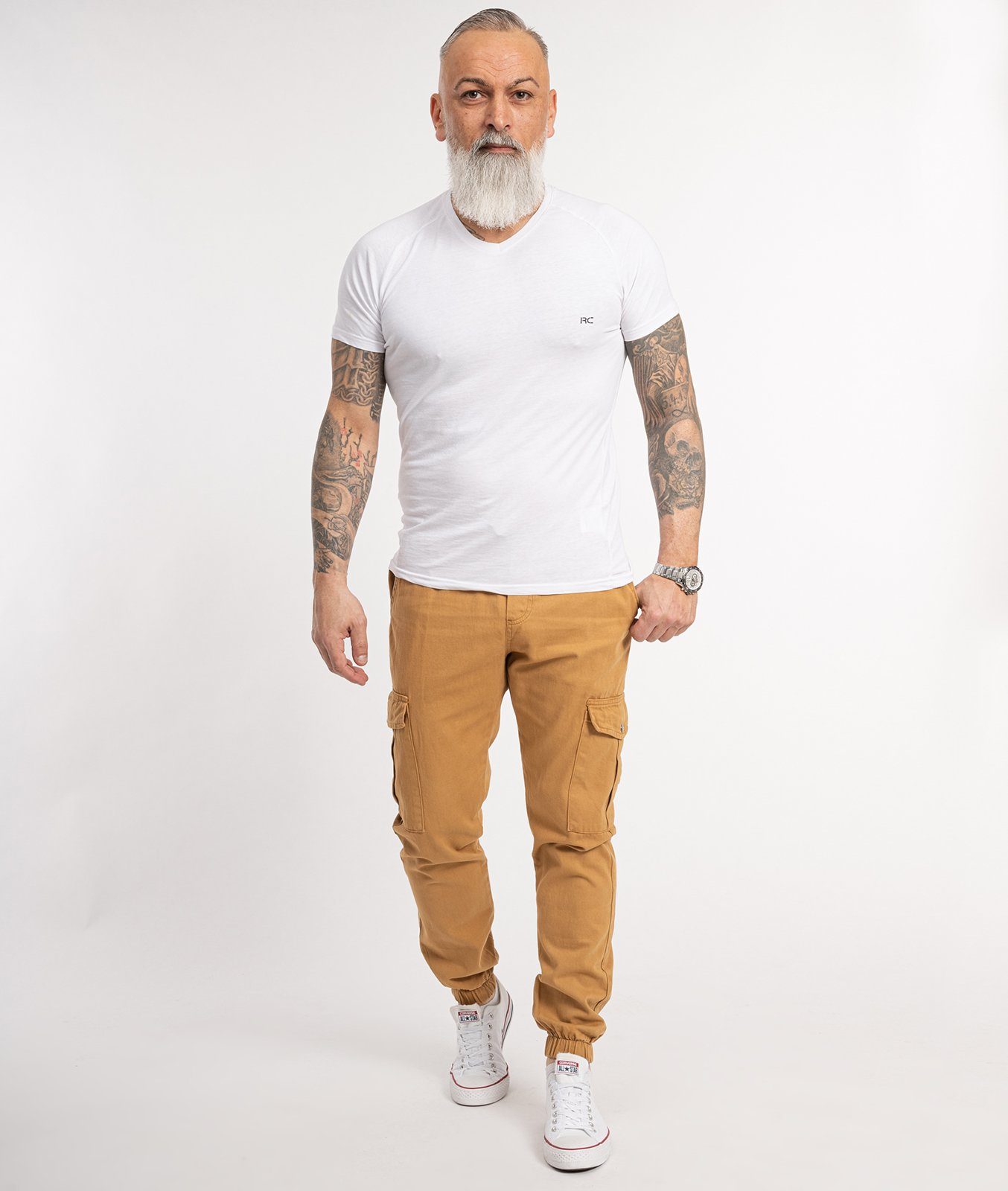 Rock Creek Cargohose Herren Caroghose mit Taschen RC-2356