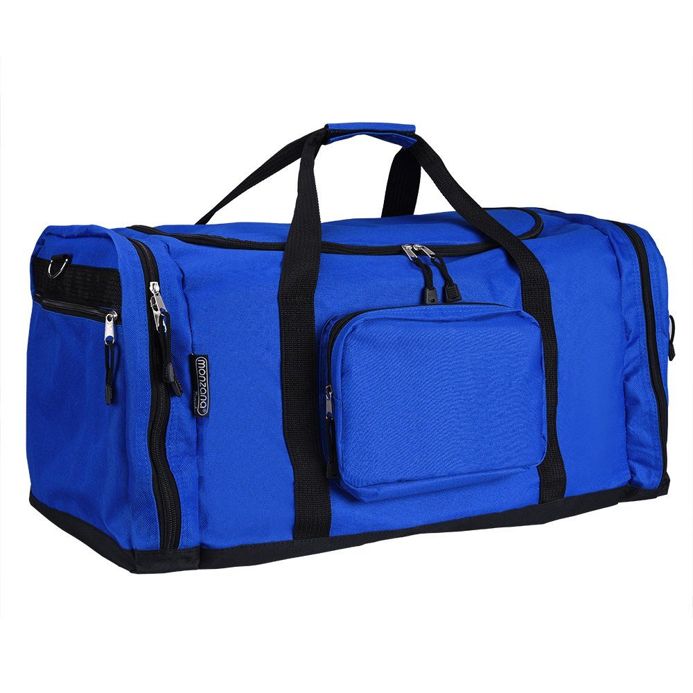 monzana Reisetasche, 90L 70x35x35cm Schultergurt Pad Abnehmbar Verstellbar Front &