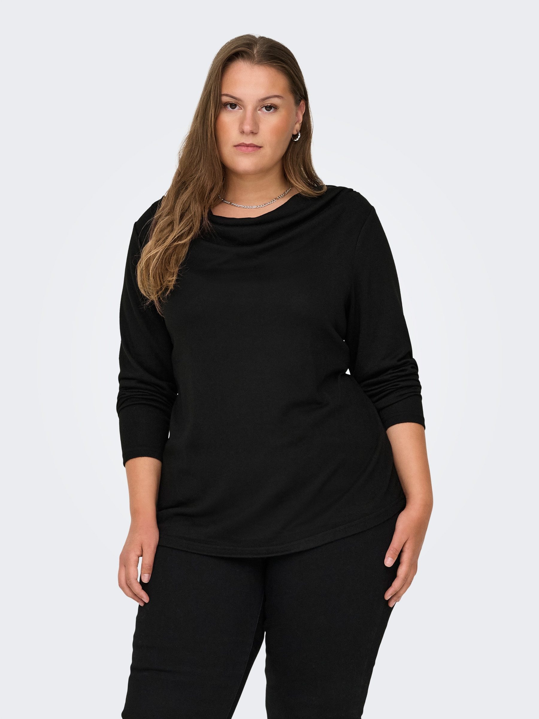 ONLY CARMAKOMA Blusenshirt Plus Size V-Ausschnitt günstig online kaufen