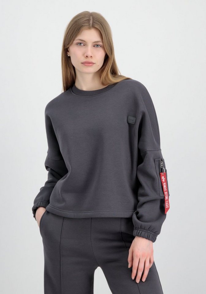 Alpha Industries Sweater Alpha Industries Women - Sweatshirts X-Fit Label  OS Sweater Wmn