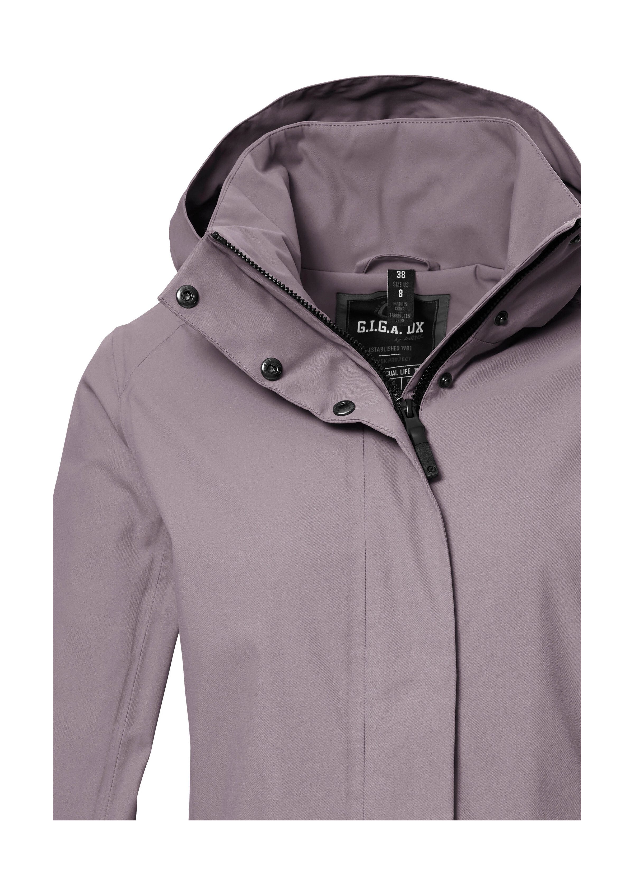 G.I.G.A. DX by killtec Funktionsjacke GS 53 WMN JCKT Wasser- und winddichte Damenjacke mit abnehmbarer Kapuze, atmungsaktiv