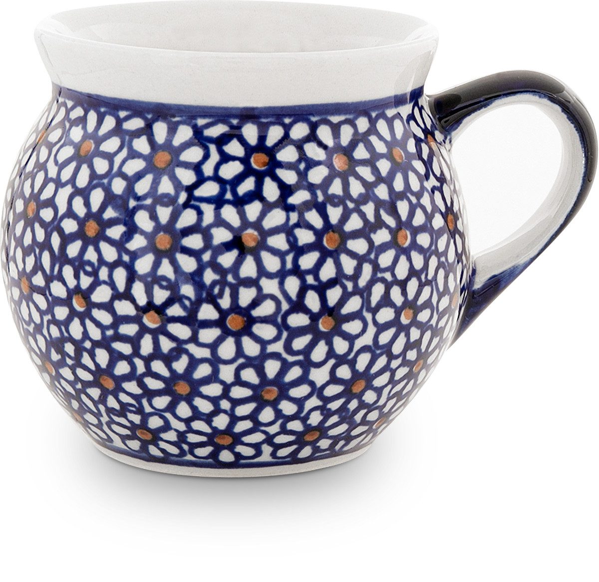 Bunzlauer Keramik Кружки Bunzlauer Keramik 220ml Kugelbecher,runder Böhmischer Кружки Dekor 120, Keramik