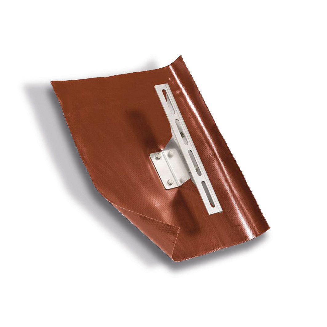 FLECK Dachdurchführung Universalträgerpfanne Rot 40x60 mm für Dachlattenmaß, Bleiersatz
