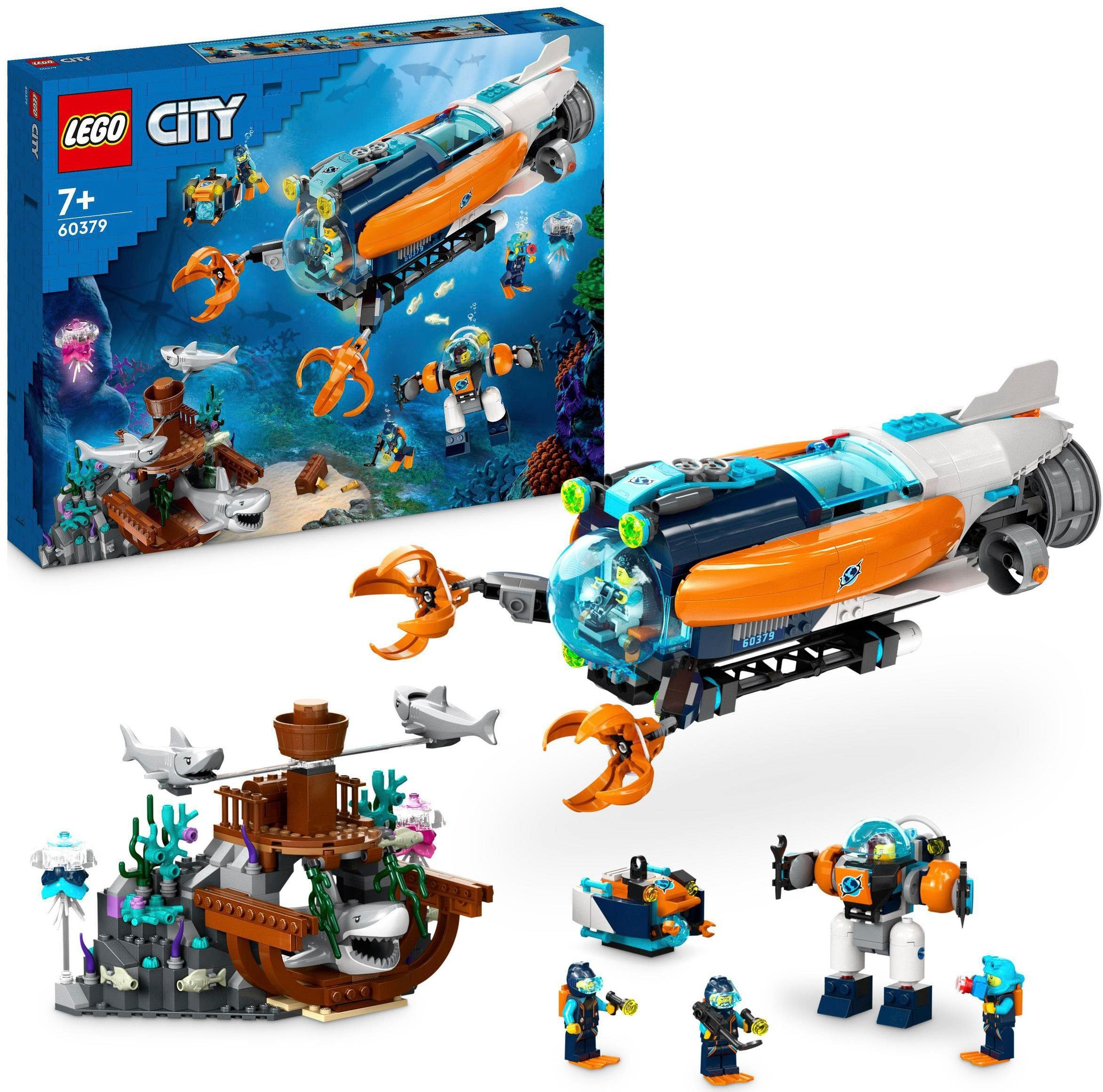 Forscher-U-Boot (60379), LEGO® City Konstruktionsspielsteine