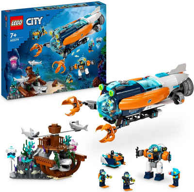 LEGO® Konstruktionsspielsteine Forscher-U-Boot (60379), LEGO® City, (842 St), Made in Europe