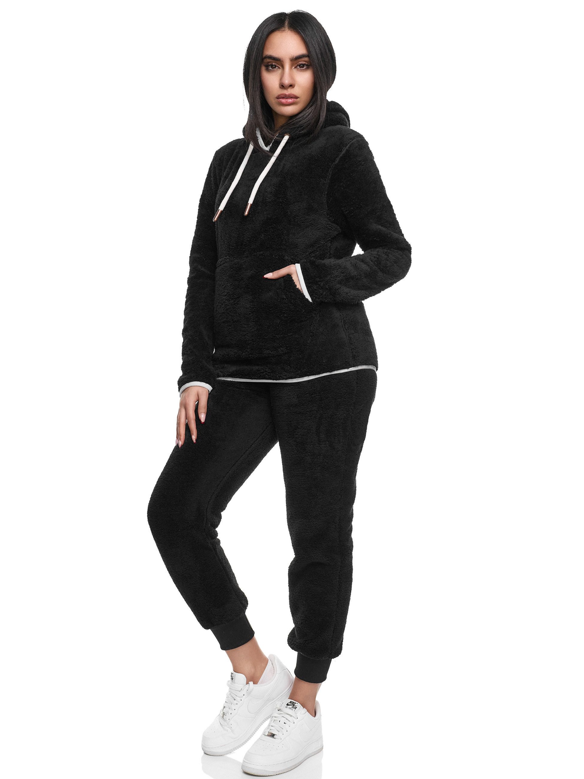 REPUBLIX Jogginganzug MADISON, Damen Plüsch Zweiteiler Hausanzug Training S günstig online kaufen