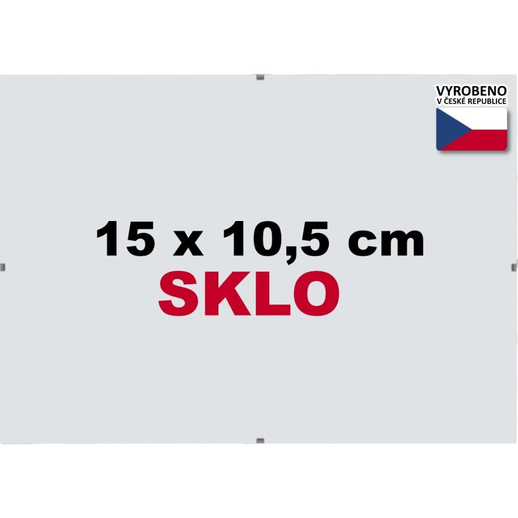 BFHM Bilderrahmen Euroclip-Rahmen 15x10,5cm (Glas)