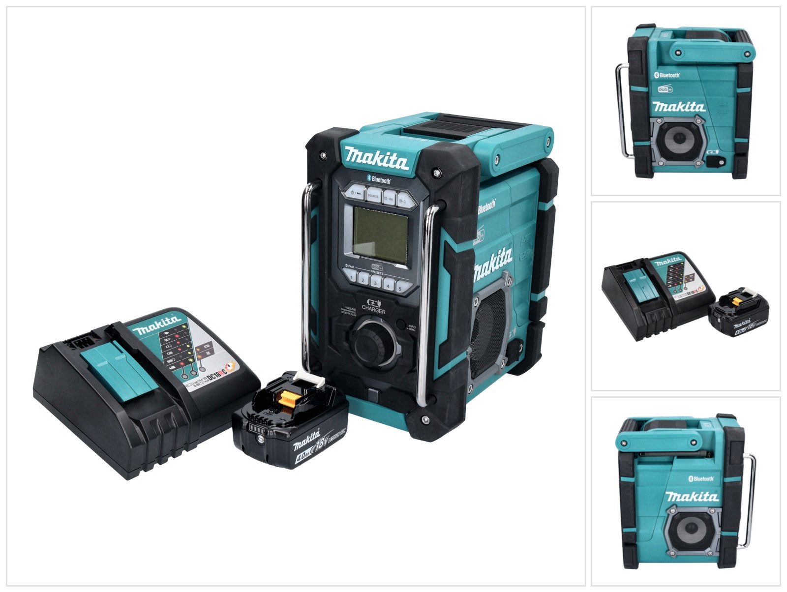 Makita DMR 301 RM1 Akku Baustellenradio 12 V max. - 18 V DAB / DAB+ / Blueto Baustellenradio