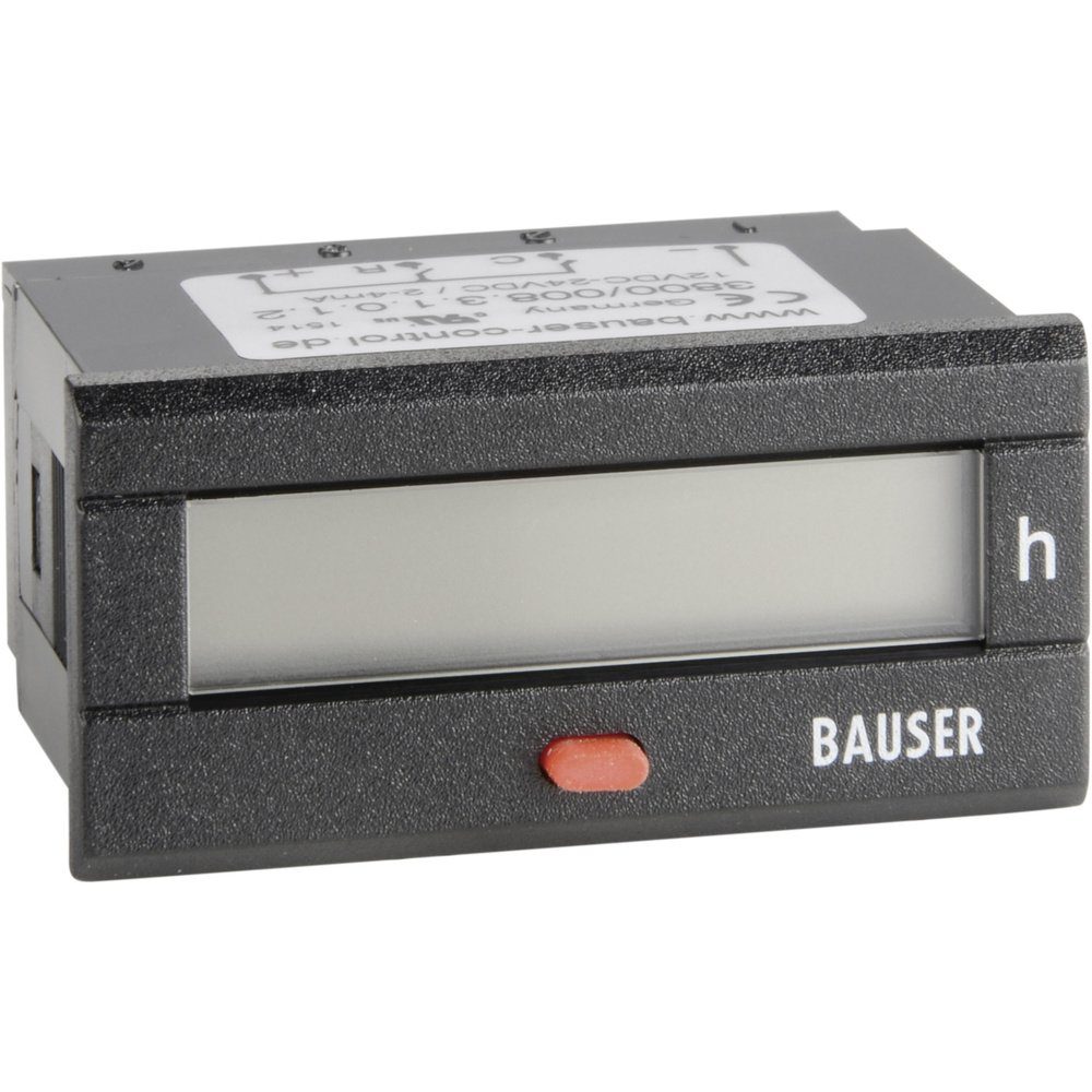 Sensor Bauser 3800.3.1.0.1.2 Digitaler Betriebsstunden- Zeitzähler Typ 3800