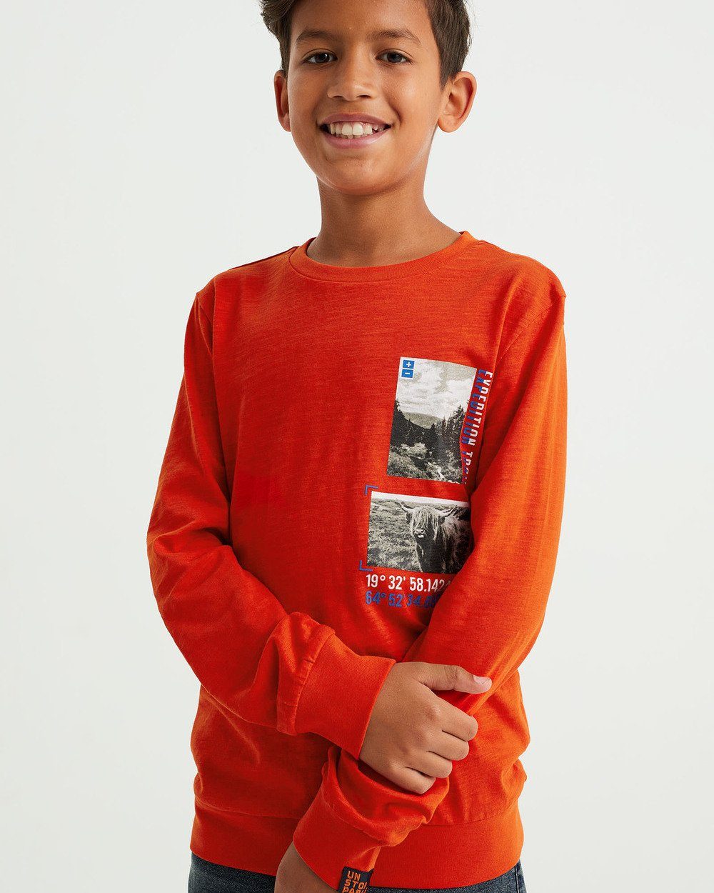 (1-tlg) WE Orange Longsleeve Fashion