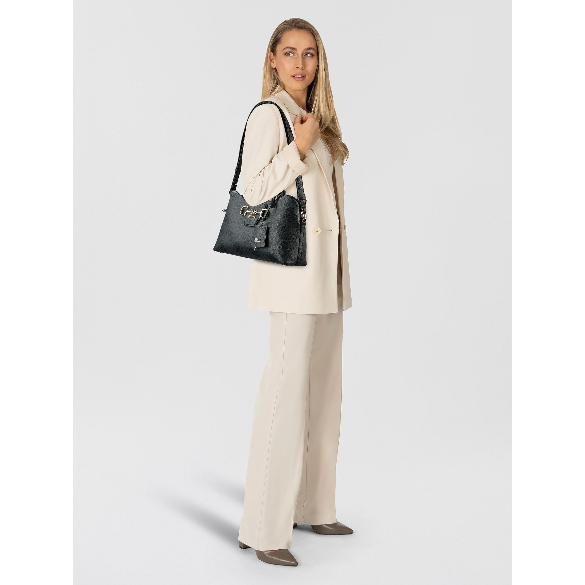 Guess Henkeltasche Janie, Polyurethan