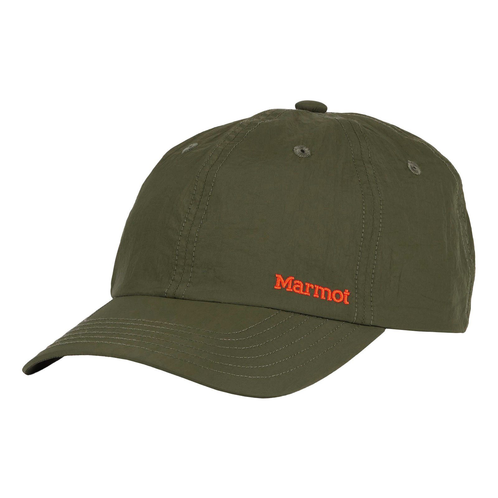 Marmot Baseball Cap Rock aufgesticktem grün mit Hat Markenschriftzug Arch