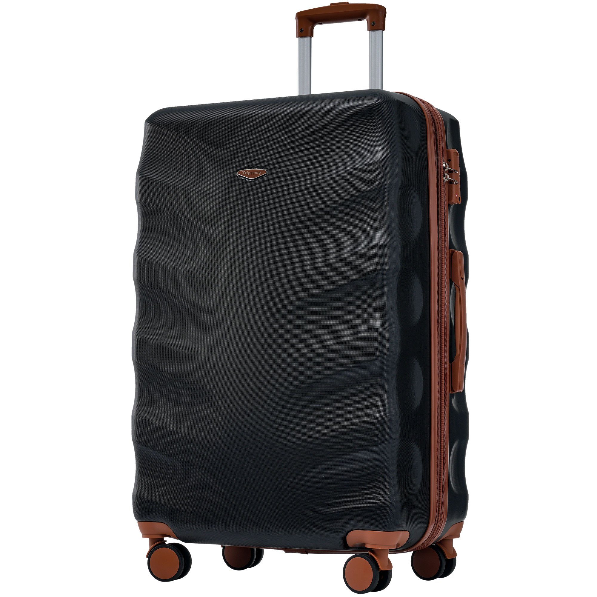 REDOM Hartschalen-Trolley Reisekoffer, 4 Rollen, ABS-Material TSA Zollschloss robuste Hartschale