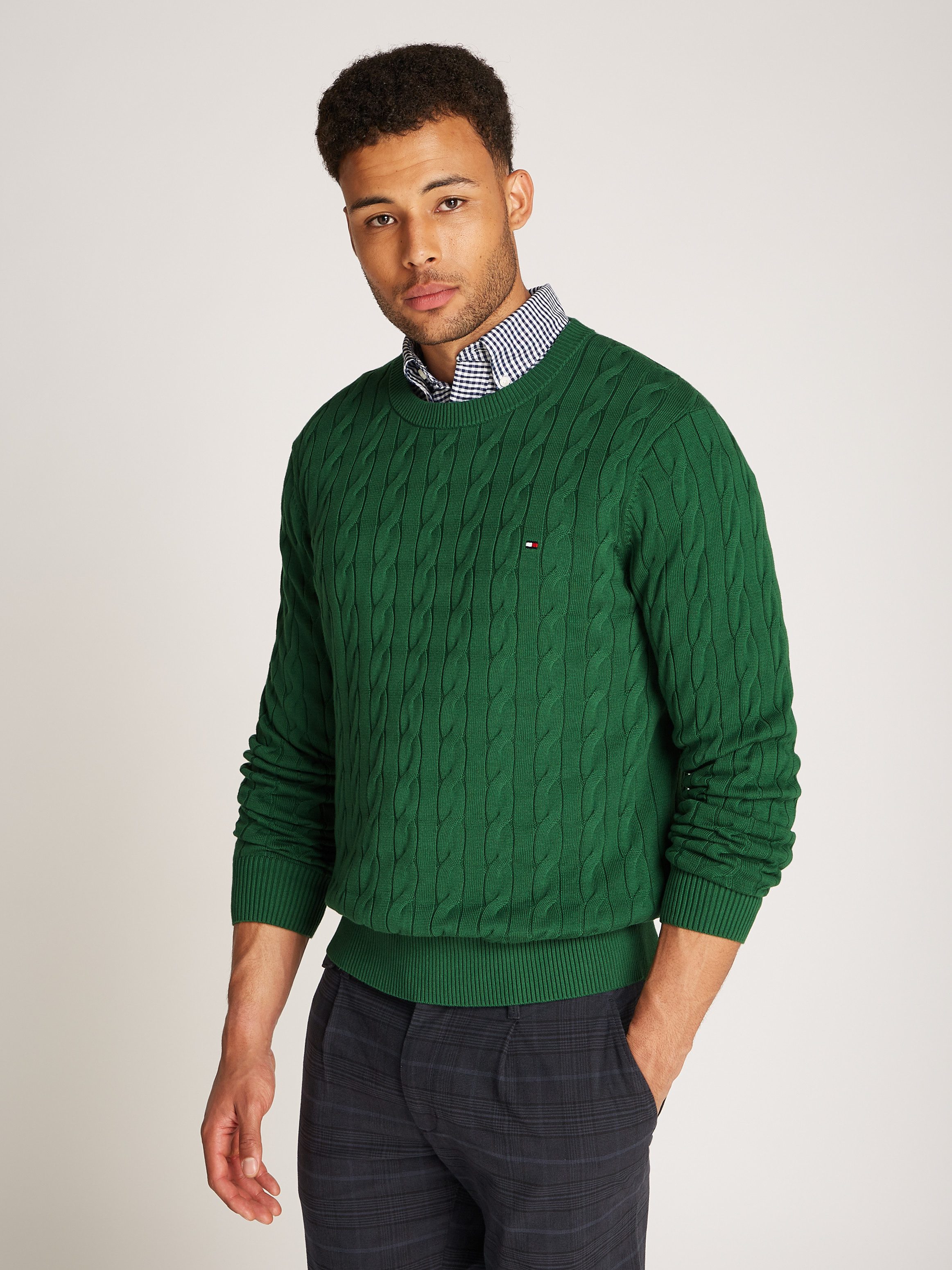 Strickpullover CLASSIC CABLE CREW NECK