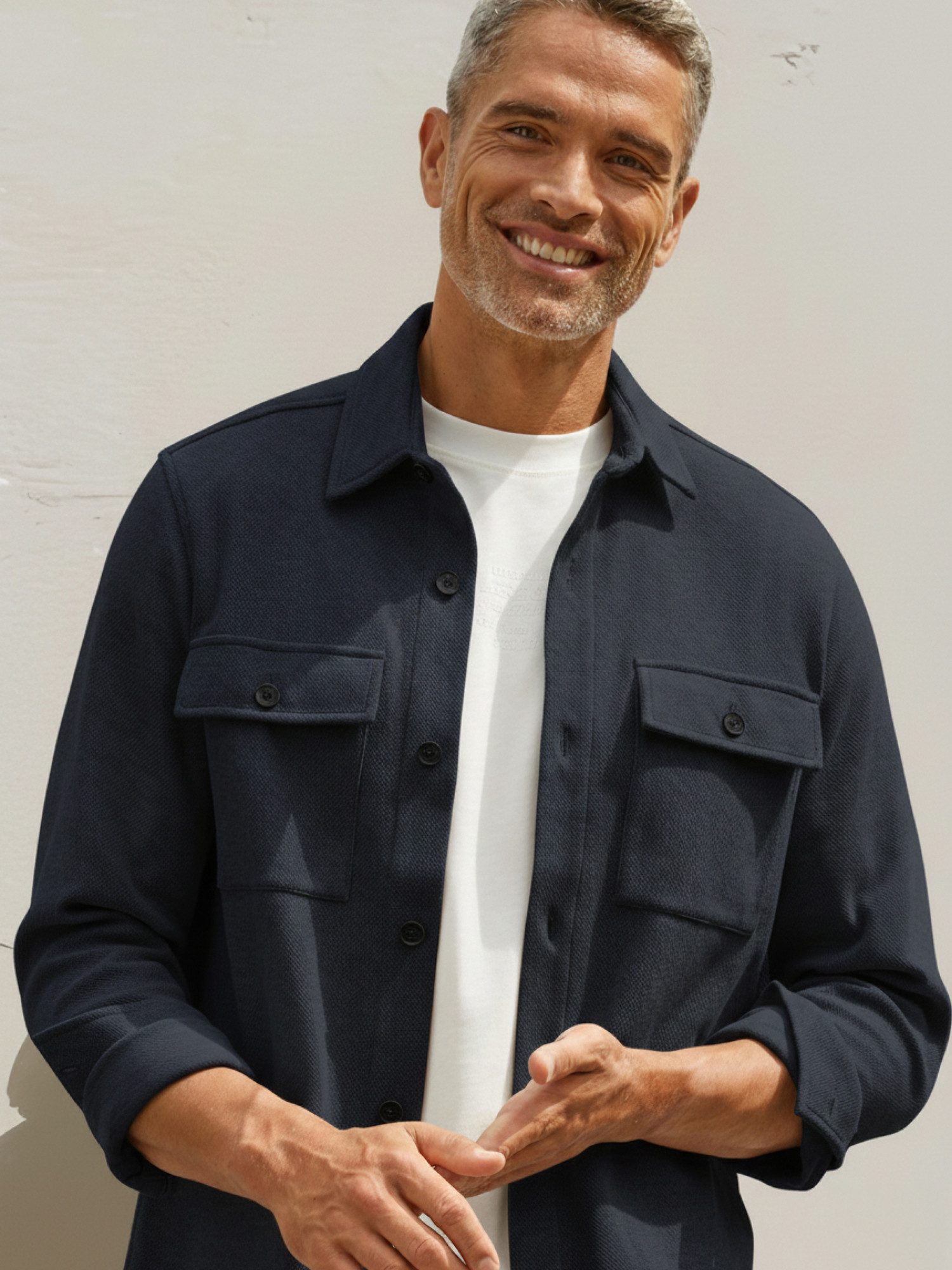 LERROS Hemdjacke Hemdjacke in Piqué-Qualität günstig online kaufen