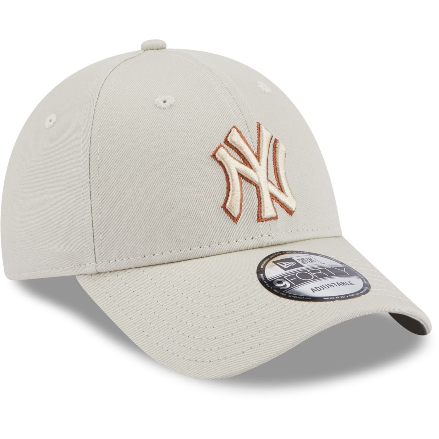 Baseball beige Yankees OUTLINE New Era 9Forty New York Cap Strapback