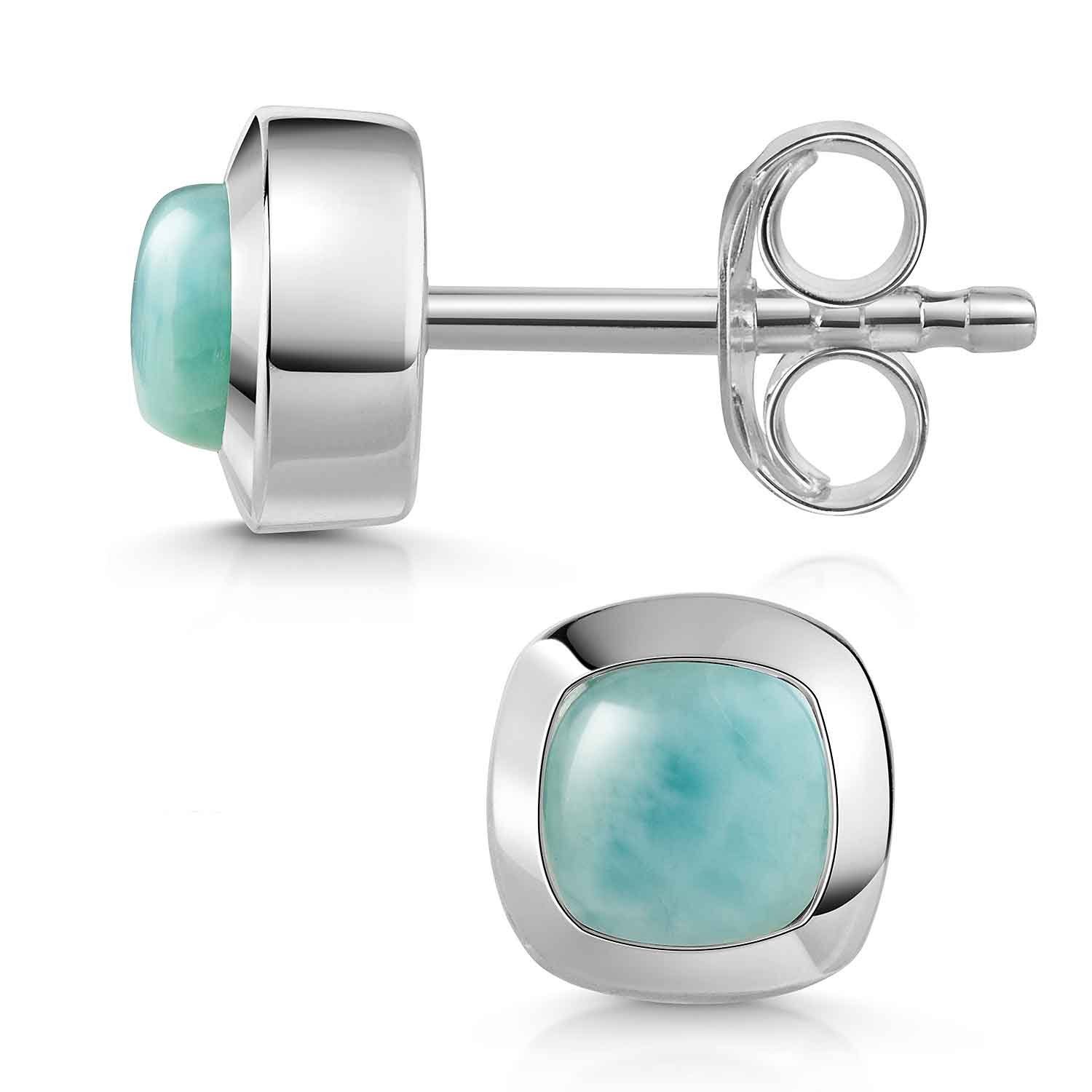 Materia Paar Ohrstecker Damen Edelstein Larimar günstig online kaufen