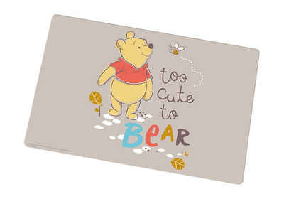 Platzset, Winnie Pooh too Cute to Bear 1er, Geda Labels GmbH, Beige, 43x29x0,1, leicht zu reinigen