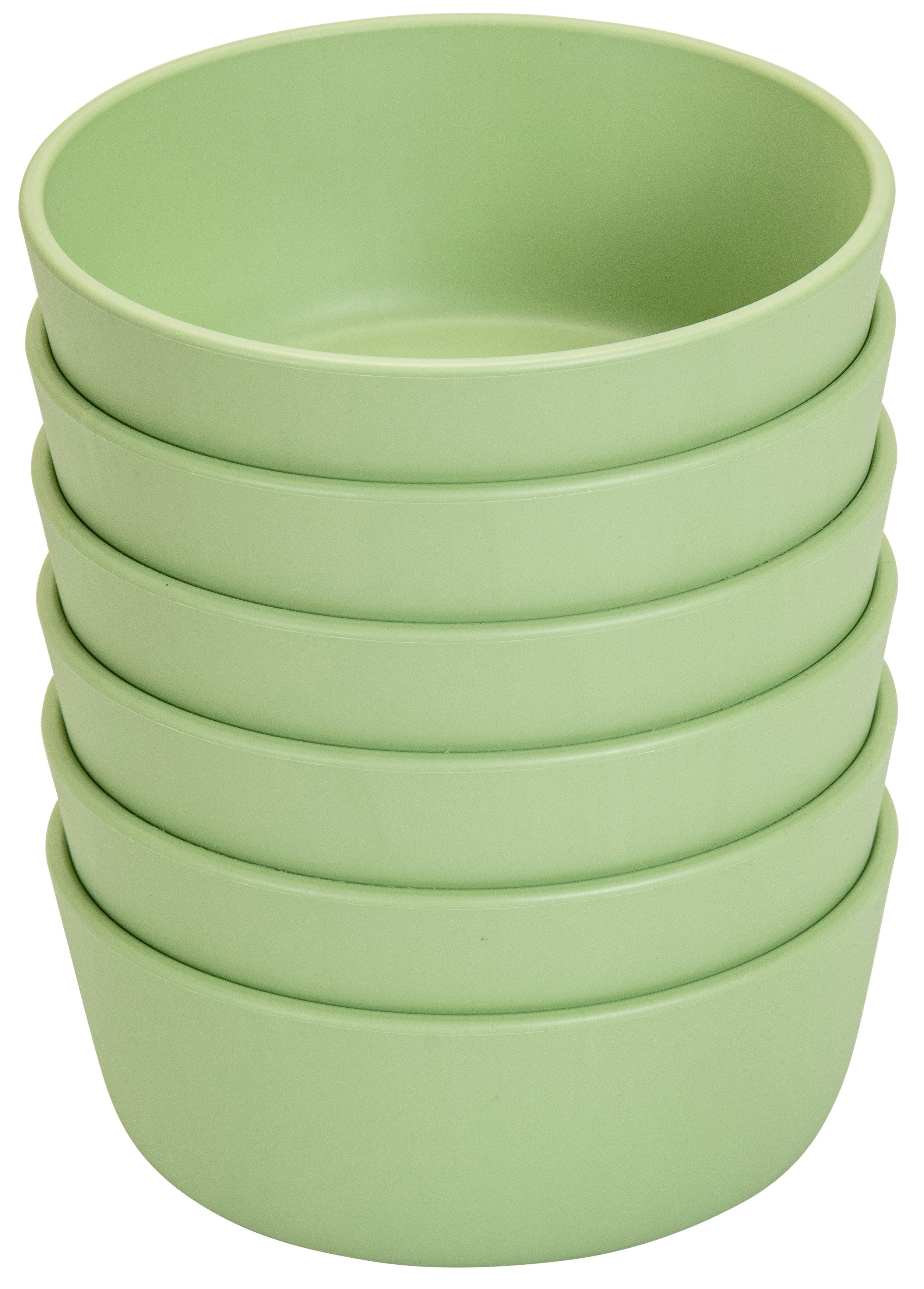 Betzold Geschirr-Set Schüssel-Set 6-tlg - bruchsicher & spülmaschinenfest, Biokunststoff