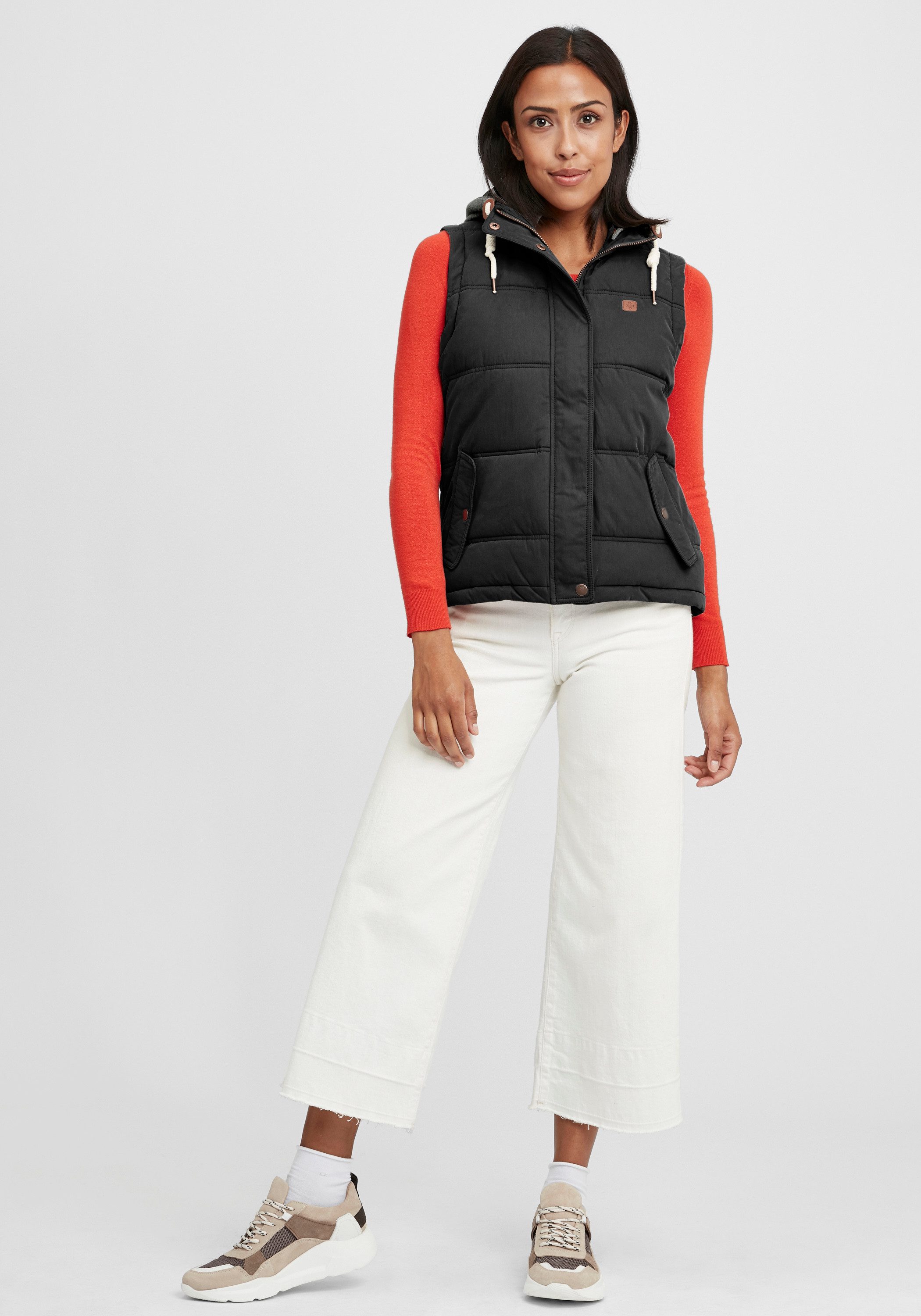 OXMO Steppweste OXLewonda Weste mit abnehmbarer Kapuze günstig online kaufen