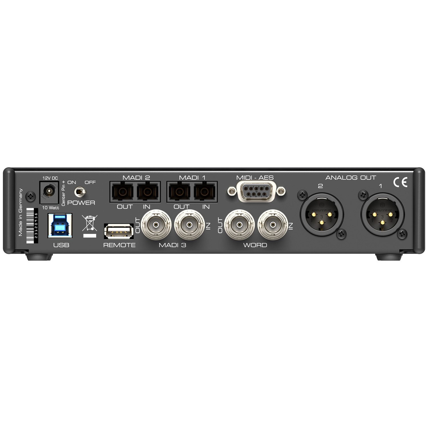 RME Audio RME Madiface XT II USB Audio-Interface Digitales Aufnahmegerät (USB 3.0-Technologie)