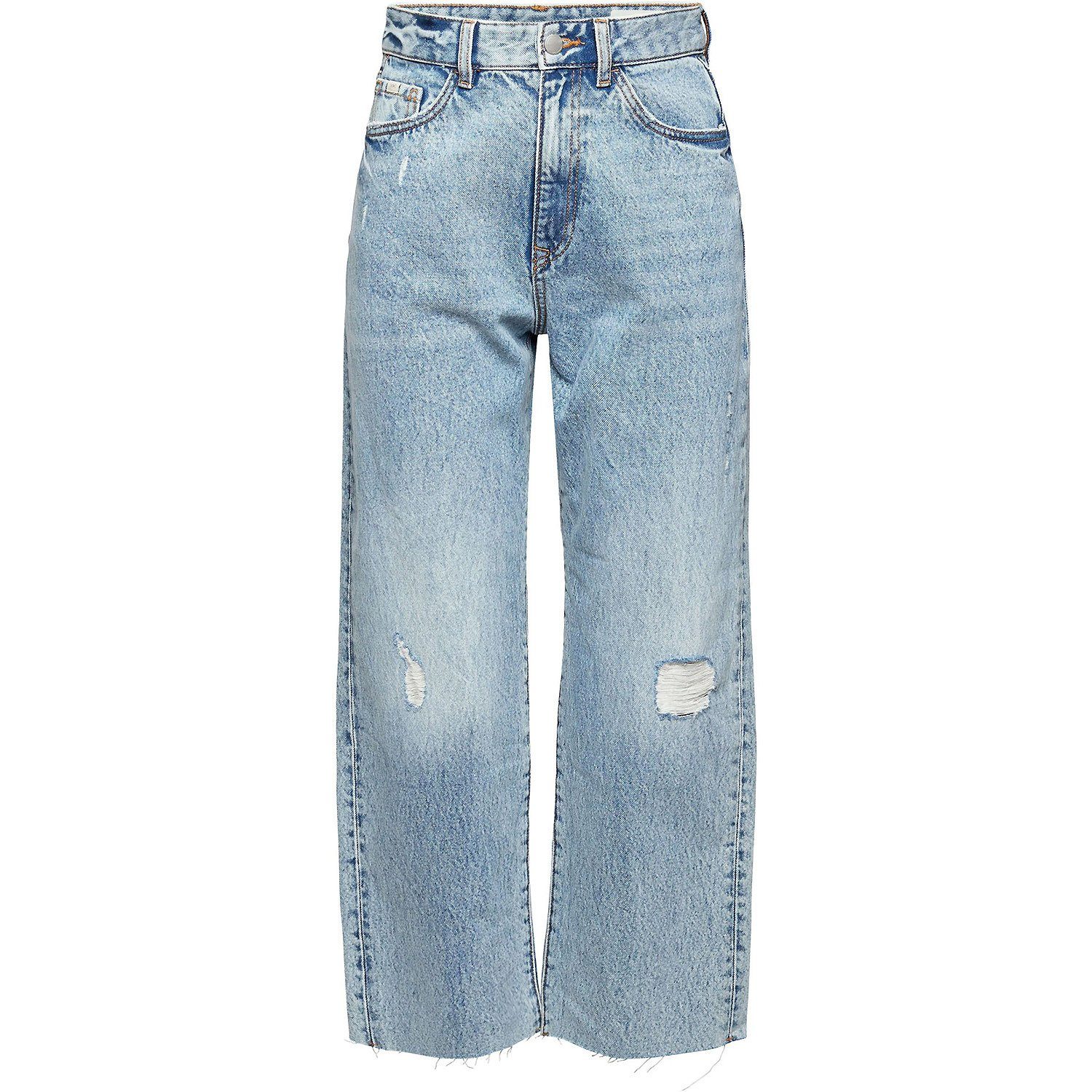 edc by Esprit Funktionshose »Destroyed-Jeans mit geradem Bein« online  kaufen | OTTO