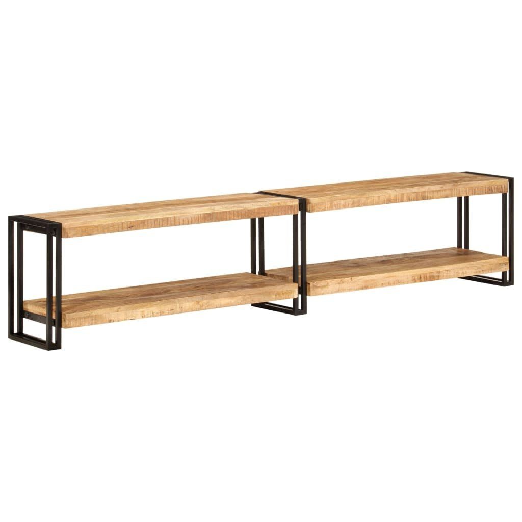 furnicato TV-Schrank 200x30x40 cm Massivholz Mango