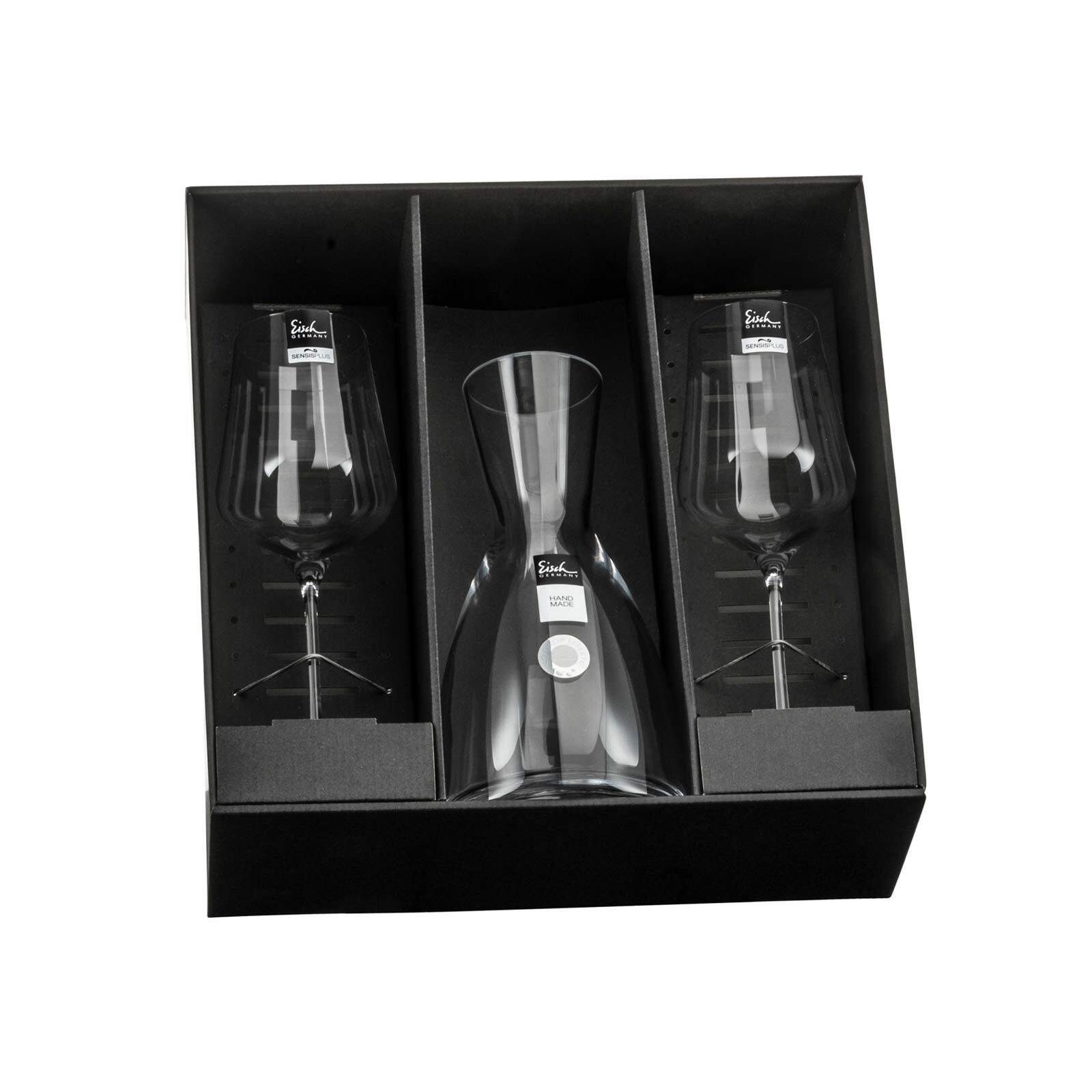 Eisch Germany Gläser-Set Sky SensisPlus Rotwein Geschenkset 3er Set, 3-tlg., Glas