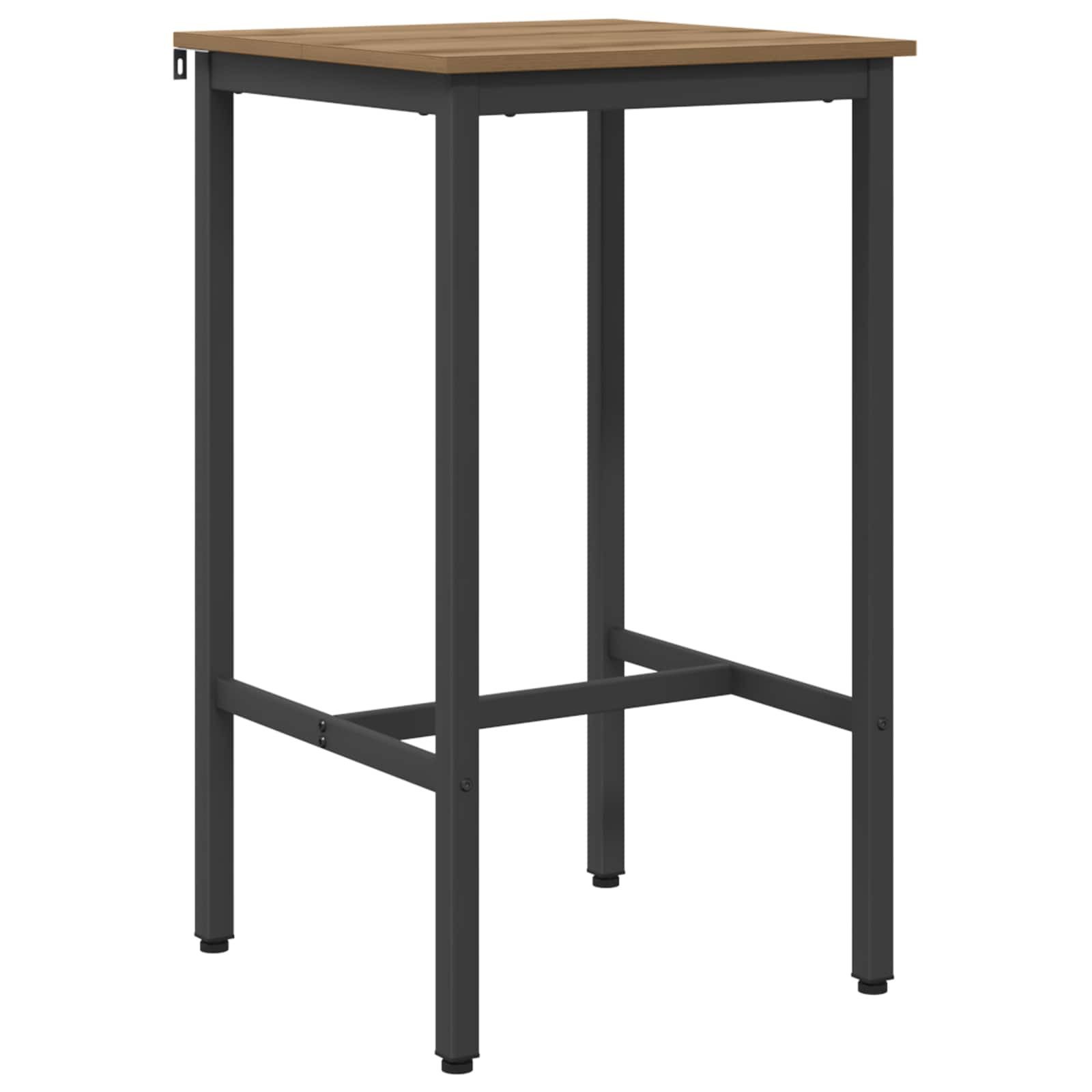 vidaXL Esstisch Bartisch 52 x 52 x 110 cm Holzwerkstoff Artisan-Eiche (1-St)