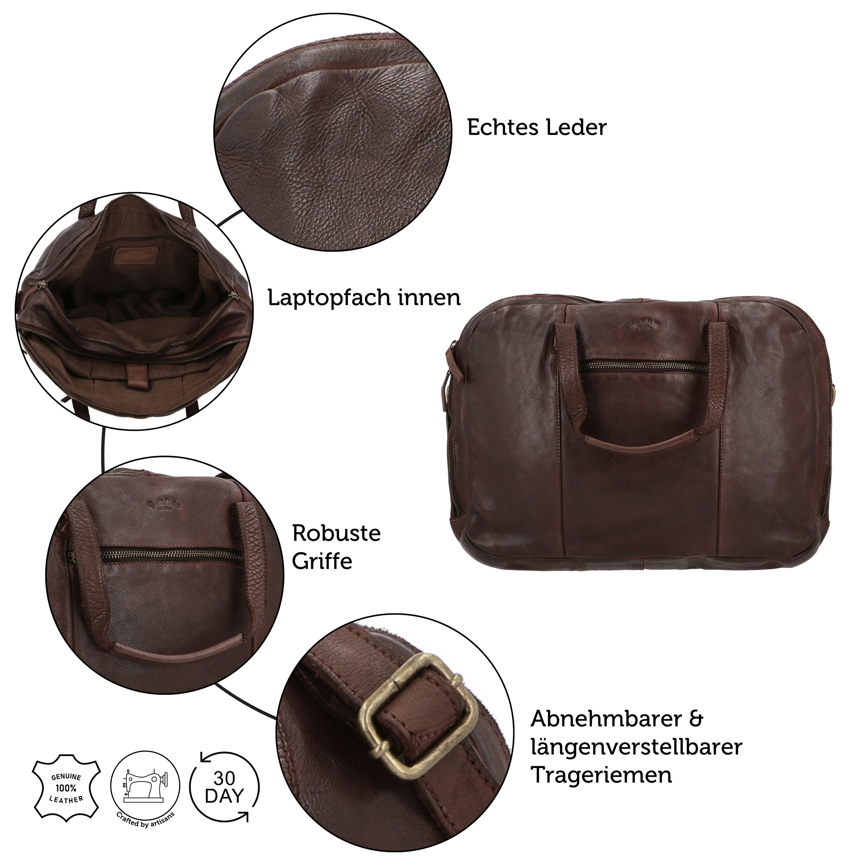 Gusti Leder Aktentasche Gusti Leder Aktentasche Jaxon (1-tlg)