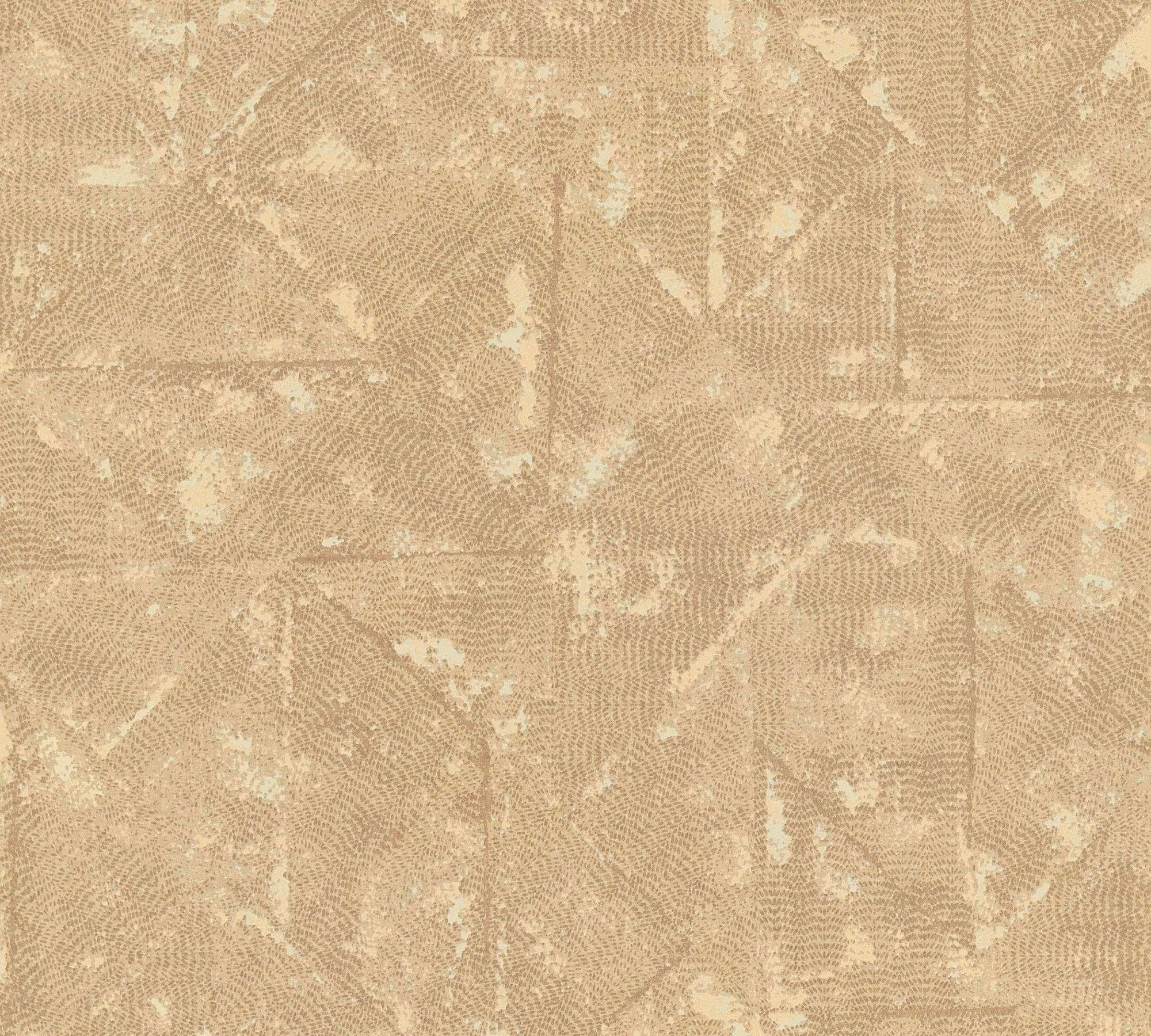 A.S. Metallic (1 Absolutely Tapete Struktur St), Design Création beige/beige Architects Vliestapete Paper Grafik Chic, Vliestapete