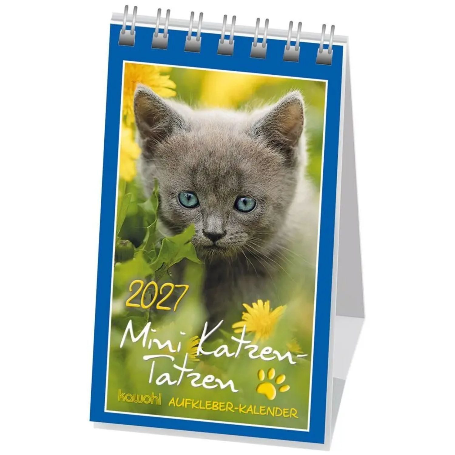 Tischkalender Mini Katzen-Tatzen 2027