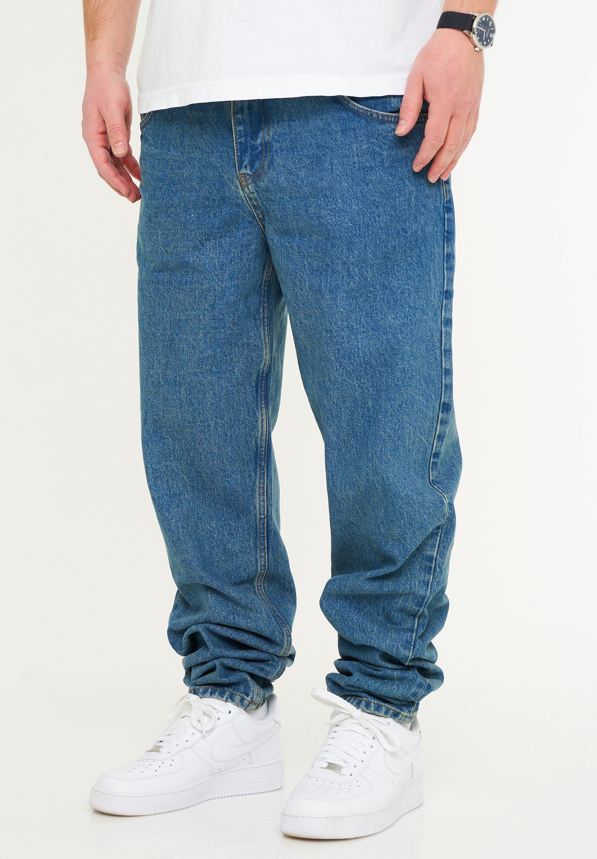DAILY COTTON Tapered-fit-Jeans DCMAGE Herren Lange Hose Jeans Tapered-Fit günstig online kaufen