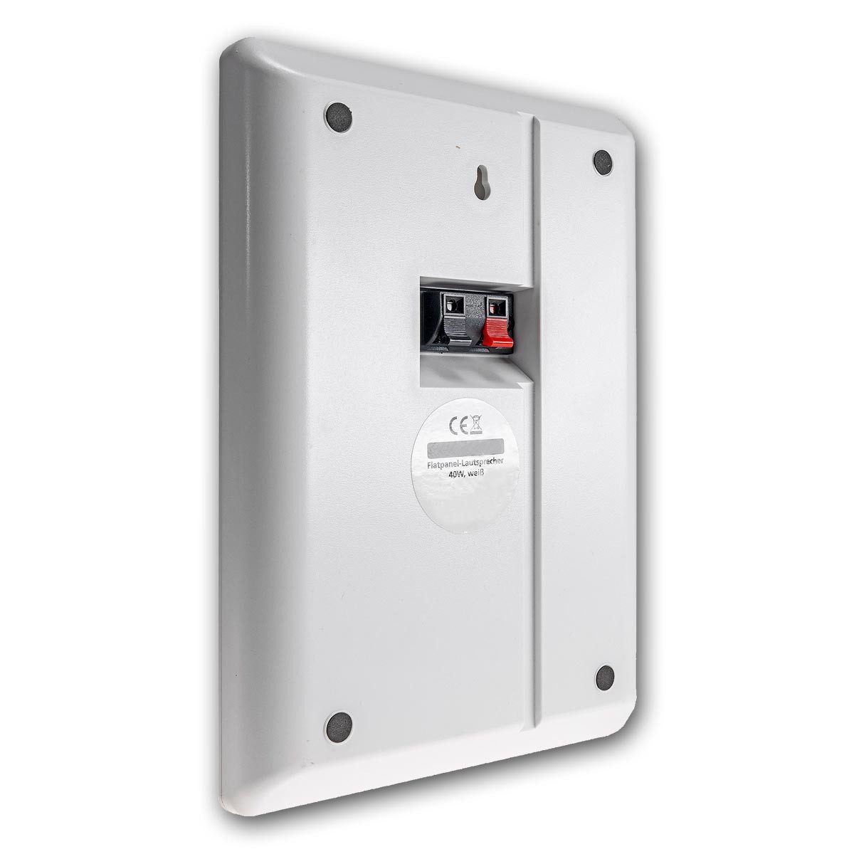 ChiliTec Flatpanel-Lautsprecher 40W weiß 2-Wege Paar Einbaulautsprecher